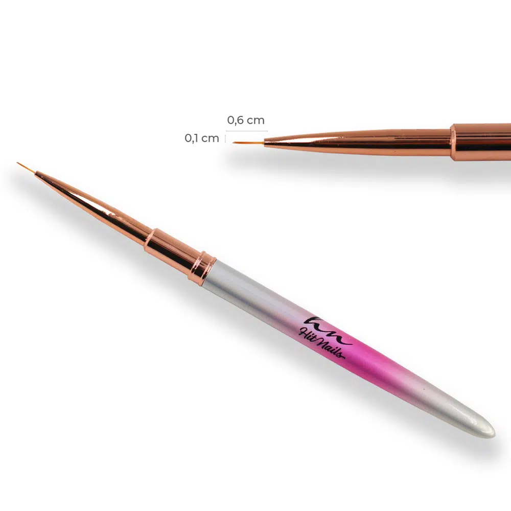 Nail Art Brush with Cap 7mm