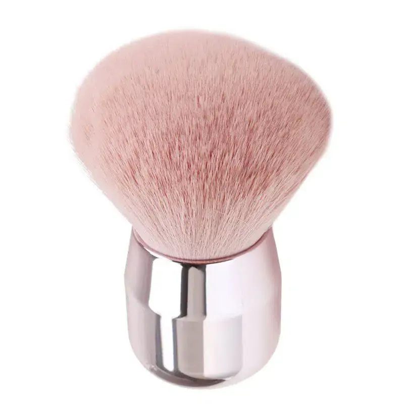 Metallic Pink Short Powder Brush