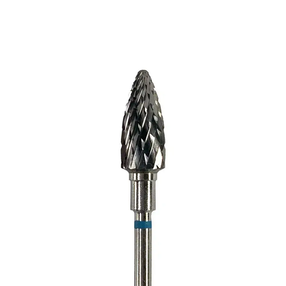 Cross-Cut Rugby Bit for Gel and Acrylic (Blue)