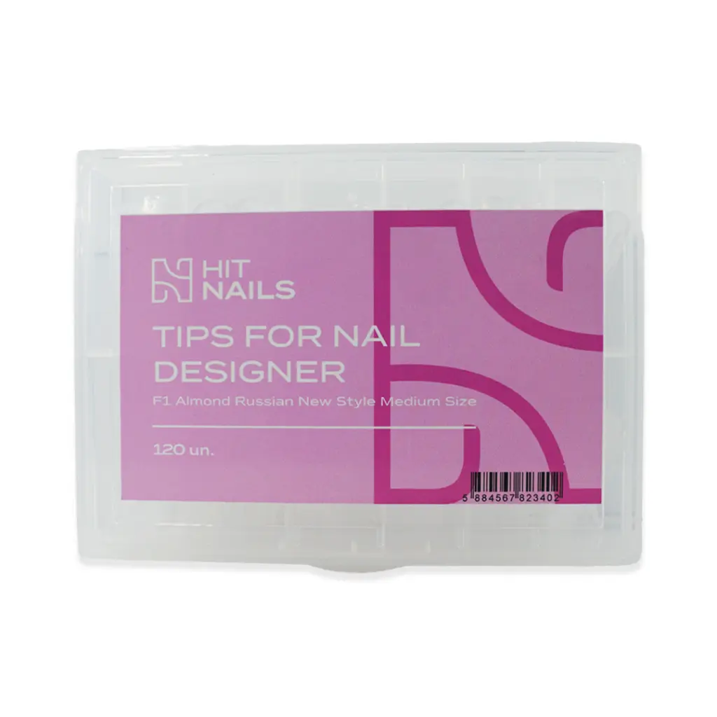 Tips F1 Almond Russian New Style Medium Size - 120un.