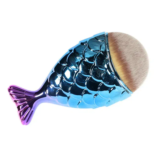 [U.PP.006] Multicolor Fish Powder Brush