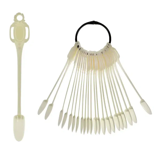 [U.MOS.008] 24 Tips Display Ring Oval Natural - Md.