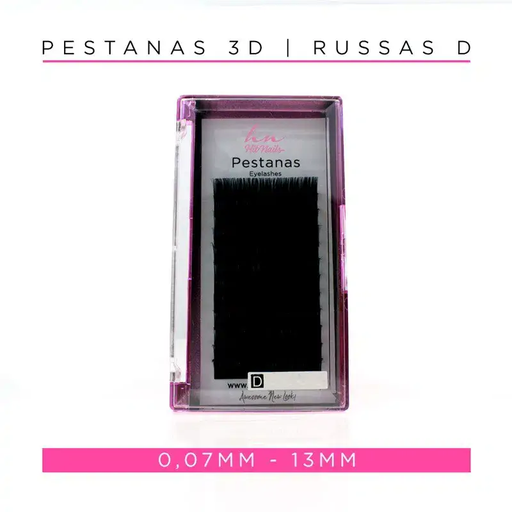 [P.3D.040] 3D/Russian D Lashes 0.07mm 13mm