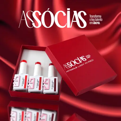 [C.GP.C.017] Gel Polish Lady in Red Collection - 3 Cores 